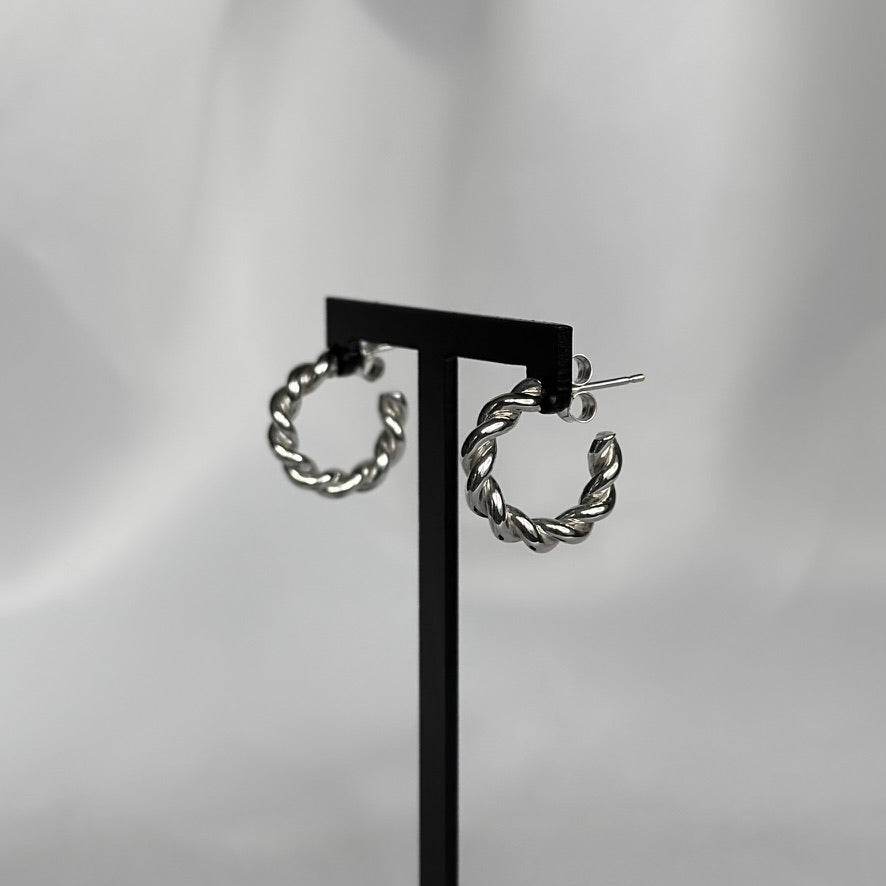 Chunky Twisted Hoops