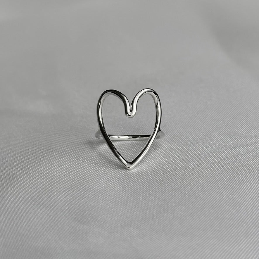 Agape Large Heart Ring