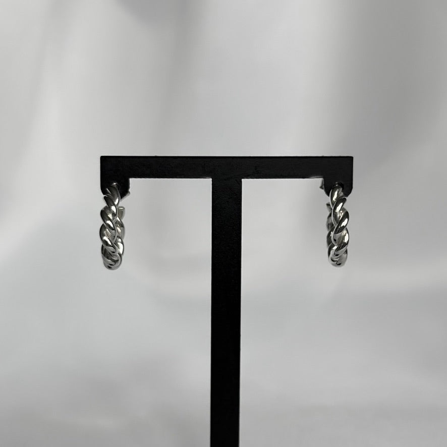 Chunky Twisted Hoops