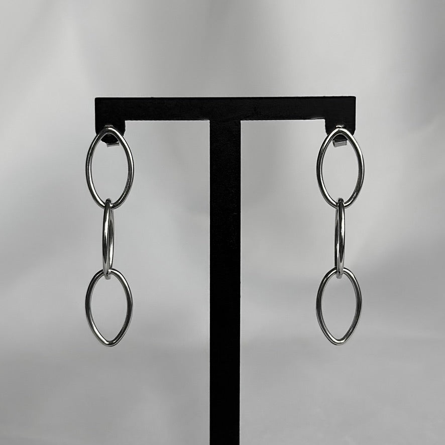 Oval Chain Studs