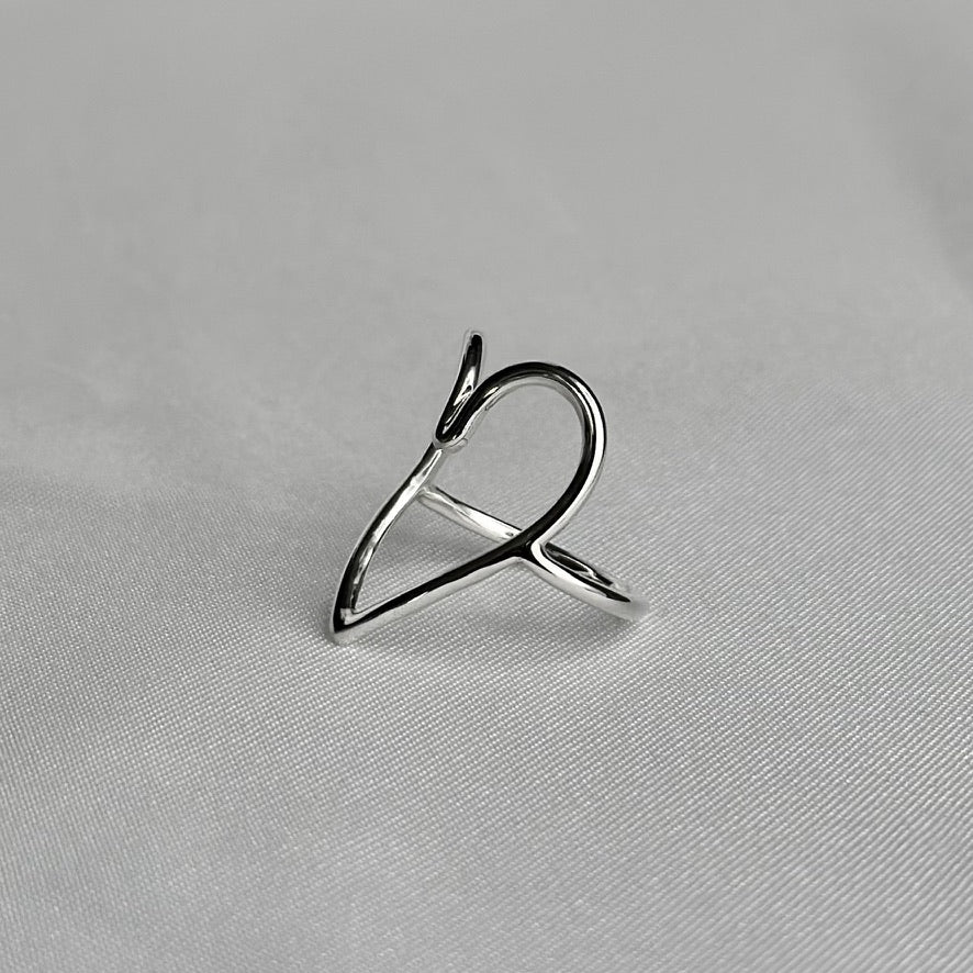 Agape Large Heart Ring