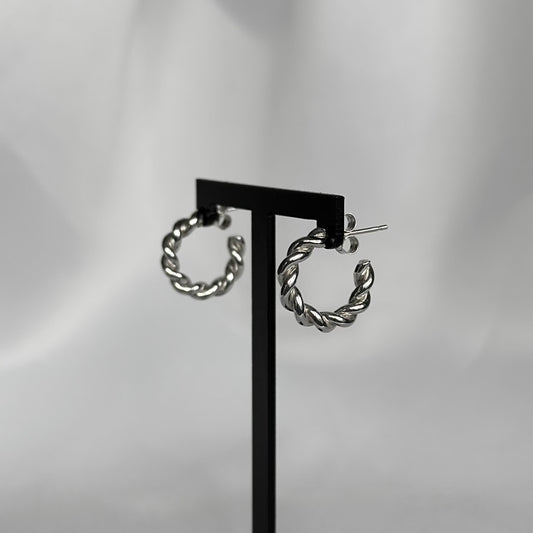 Chunky Twisted Hoops