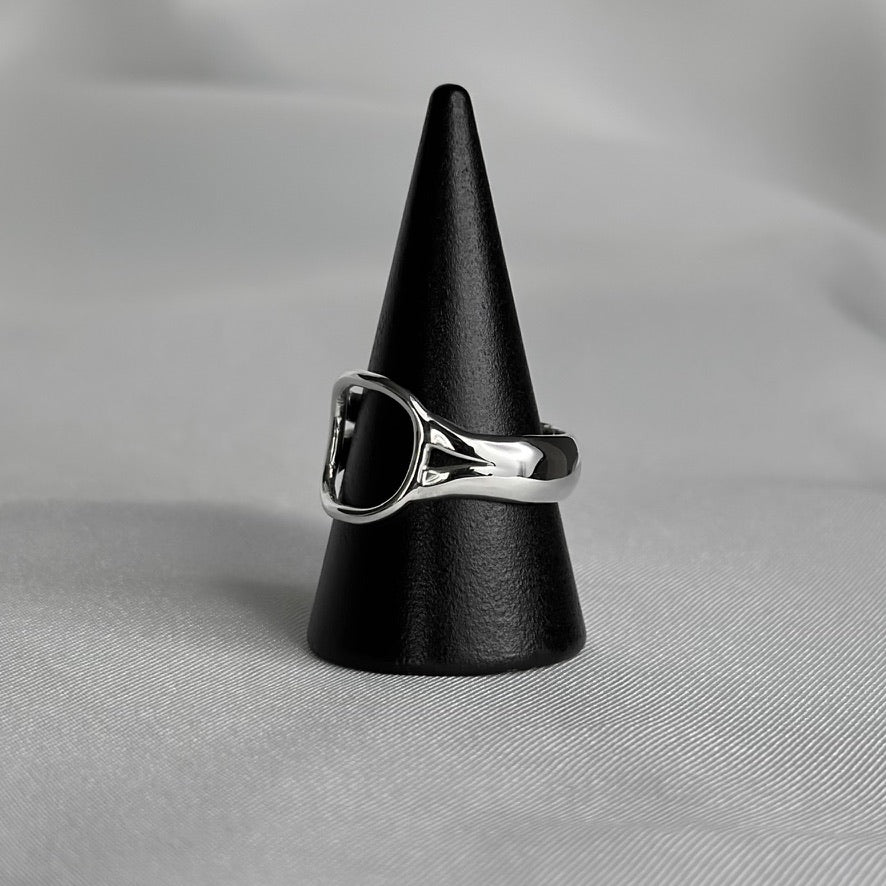Chunky Agape Rectangle Ring