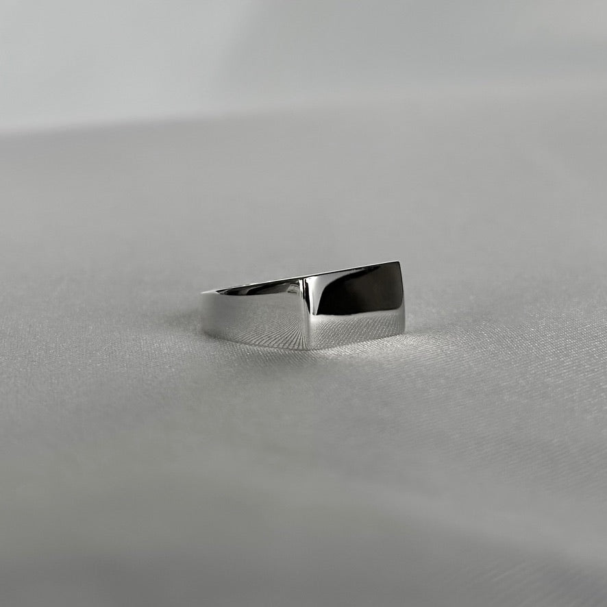 Chunky Rectangle Signet Ring