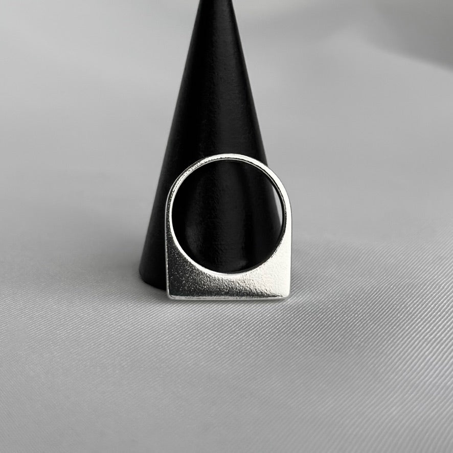 Chunky Flat Rectangle Ring