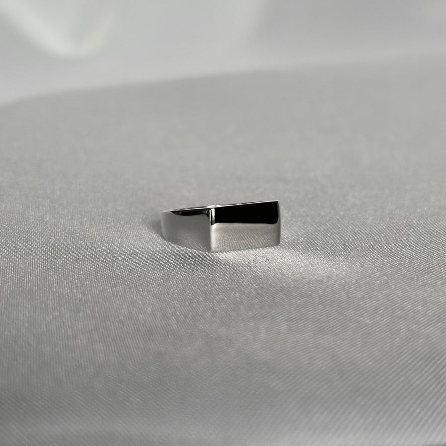 Chunky Rectangle Signet Ring