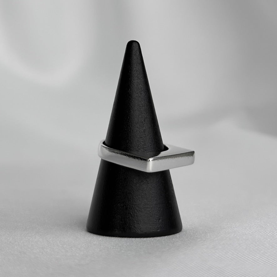 Chunky Flat Rectangle Ring