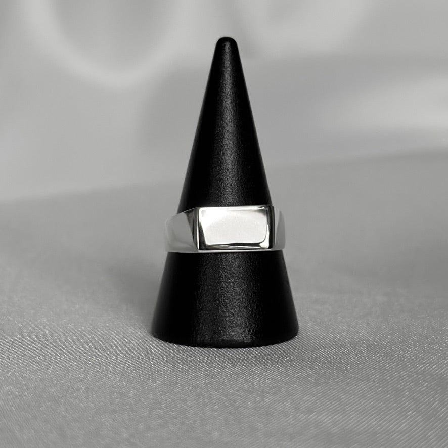 Chunky Rectangle Signet Ring