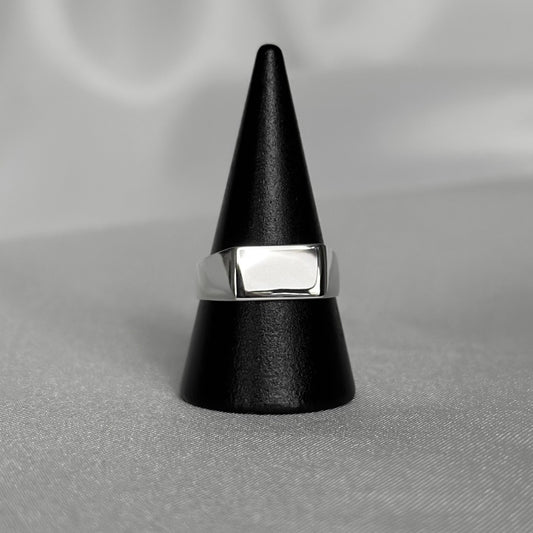 Chunky Rectangle Signet Ring