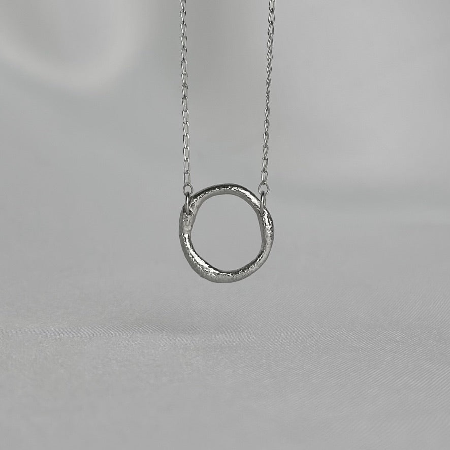 Molten Circle Necklace