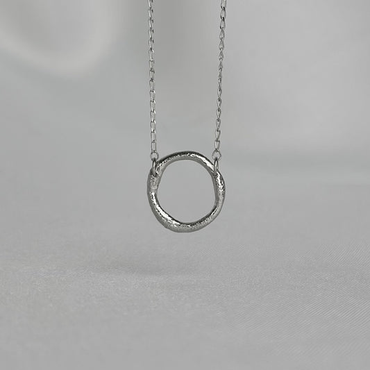 Molten Circle Necklace