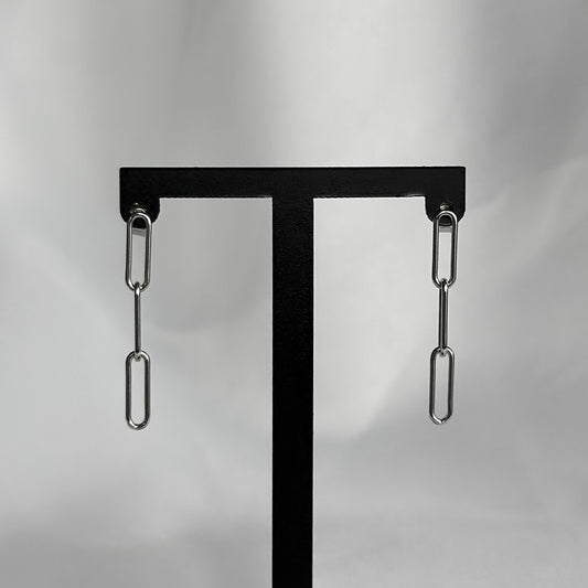 Paperclip Chain Studs
