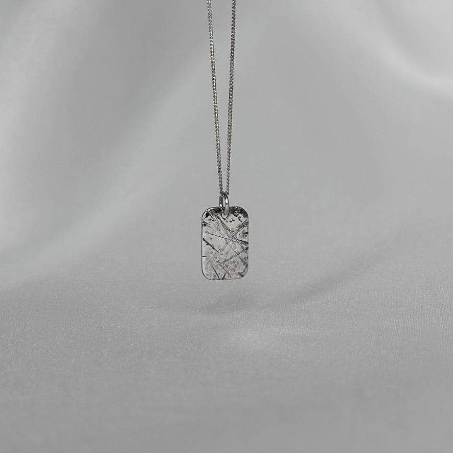 Rustic Tag Necklace