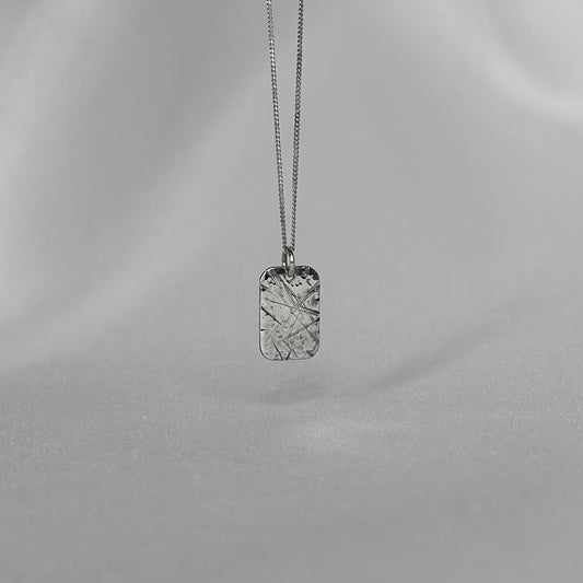 Rustic Tag Necklace